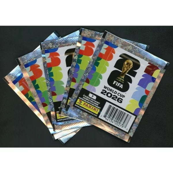 2026 Panini FIFA World Cup Soccer 5-Pack Sticker Lot - U.S. Version