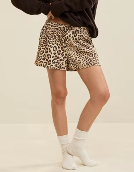Aerie Flannel Girl Boxer