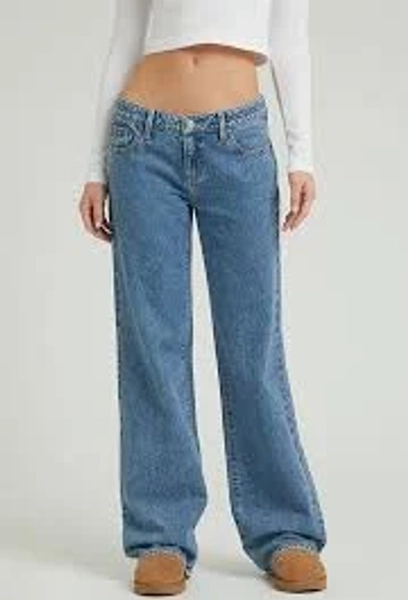 Pacsun Zoe Low Rise Girlfriend Jeans Medium Wash