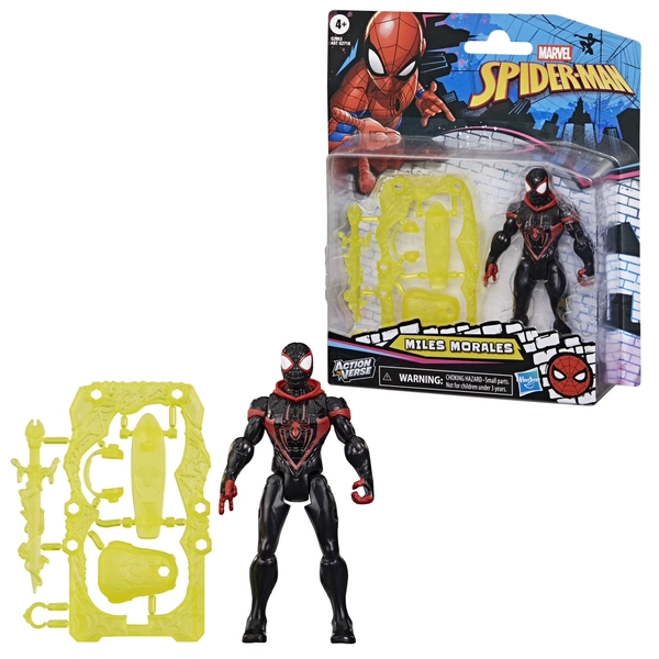 Marvel Spider-Man ActionVerse Miles Morales, 4.5-Inch (11.4 CM) Collectible Action Figure, 4+ - Walmart.com