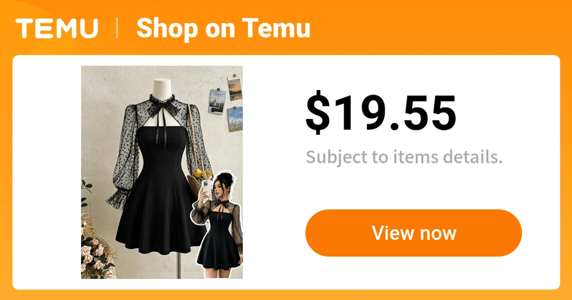 womens french vintage a line dress flocked mesh bubble - Temu