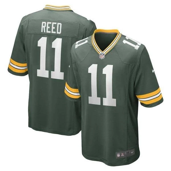 Nike Men's Jayden Reed #11 Green Bay Packers Game Jersey