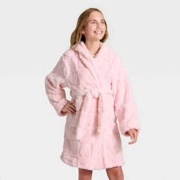 Cat & Jack Girls' Hearts Robe