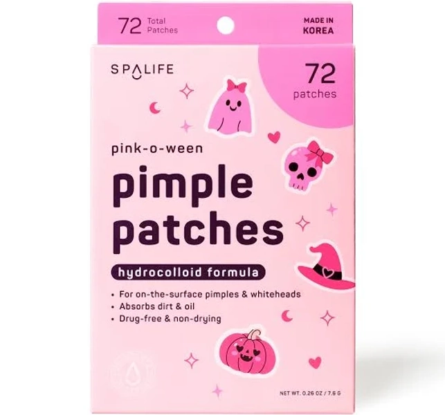 Pink-O-Ween Hydrocolloid Halloween Pimple Patches