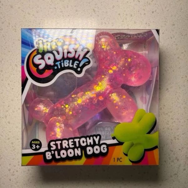 Five Below (Needoh Inspired) VIRAL Pink Ballon Dog Squishy Toy Brand New, SHIPS FAST! - New Toys & Collectibles