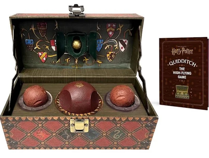 Harry Potter Collectible Quidditch Set (Includes Removeable Golden Snitch!) : Revised Edition