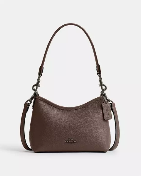 Gunmetal Laurel Small Shoulder Bag