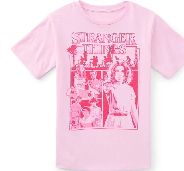 Stranger Things Girls Graphic T-Shirt