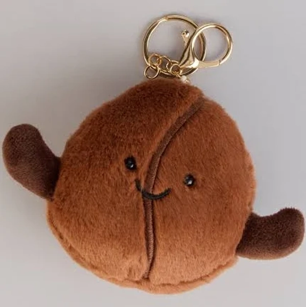 Windsor Brew Buddy Plush Coffee Bean Keychain