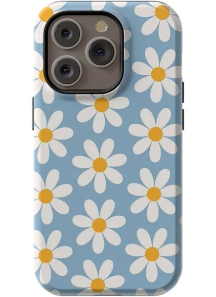 Daisy Delight Aesthetic Phone Case, iPhone 14 Pro / Extra Protective + MagSafe / matte