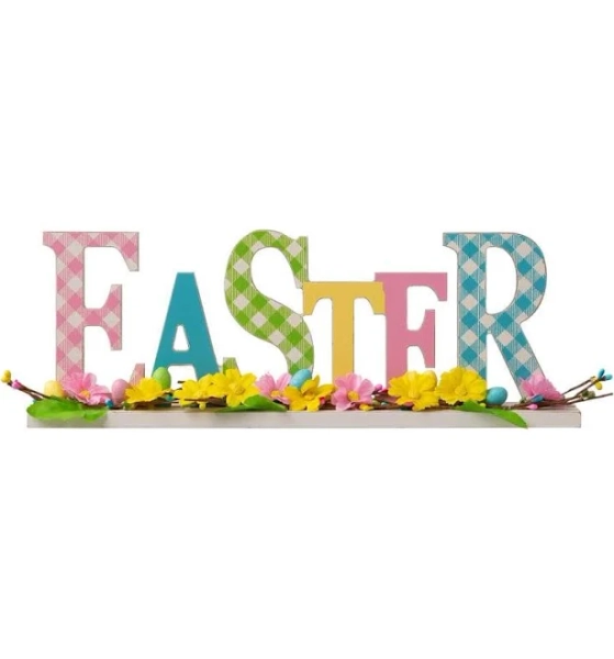 Glitzhome Easter Table Decor