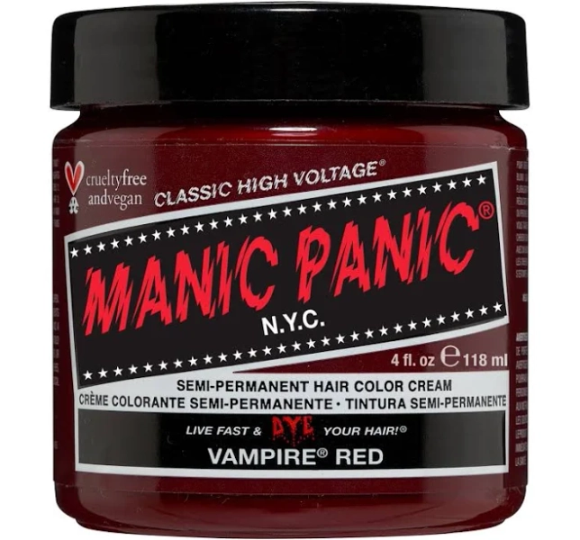 Manic Panic Vampire Red High Voltage Semi-permanent Hair Dye