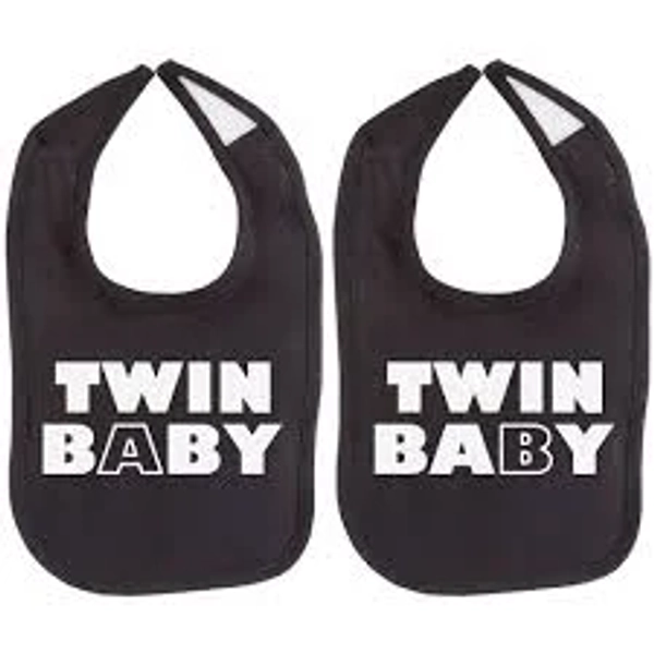 Twin Baby Twin Set Unisex Newborn Baby Soft 100% Cotton Bibs