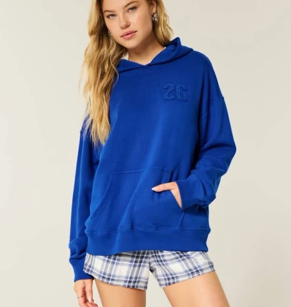 Hollister Women's Oversized Class of '26 Graphic Hoodie