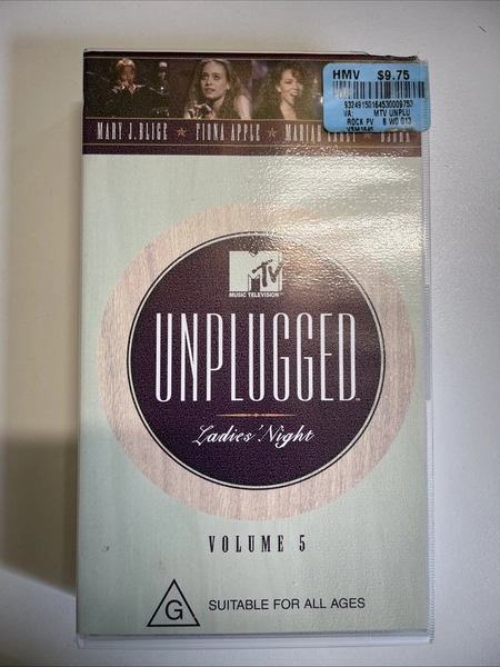 UNPLUGGED LADIES NIGHT, BJORK, FIONA APPLE, TORI AMOS G VHS TAPE SEALED NEW