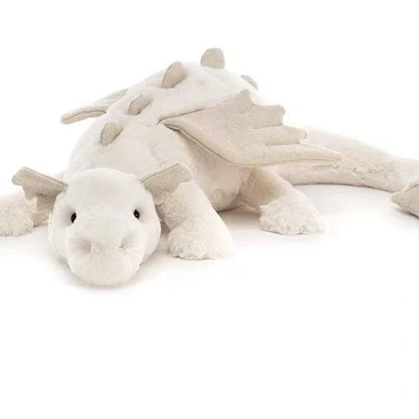 Aougo Snow Dragon Stuffed Animal with Wings