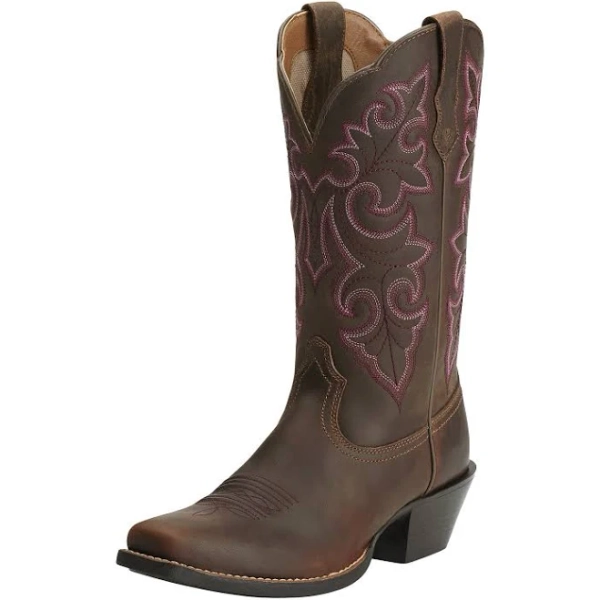 Ariat Women's Round Up Square Toe Western Boots