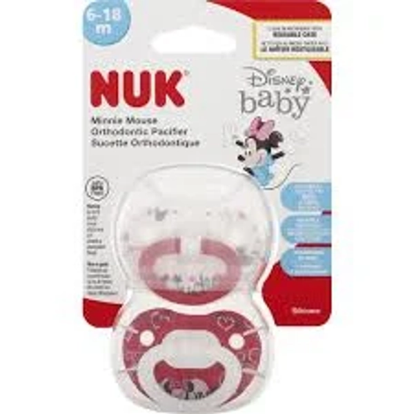 Nuk Orthodontic Pacifier Minnie Mouse Silicone