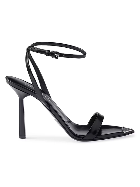 Brushed Leather Sandals
