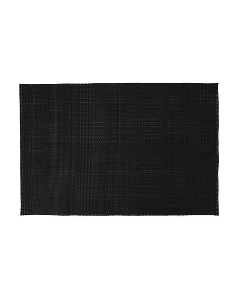 Black Weave Placemat - Black - Miscellaneous
