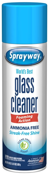 Sprayway Glass Cleaner Aerosol, 19 Oz