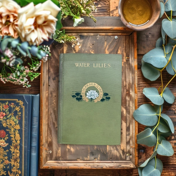 Vintage Gardening Book on Water Lilies And How To Grow Them from 1914 Crazy Plant Lady Garden Gift For Botany Lover Cottage Core