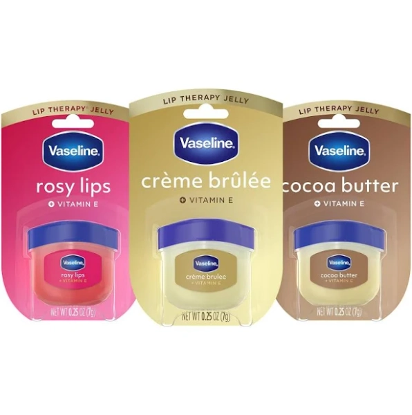 Vaseline Lip Therapy Variety 3-Pack