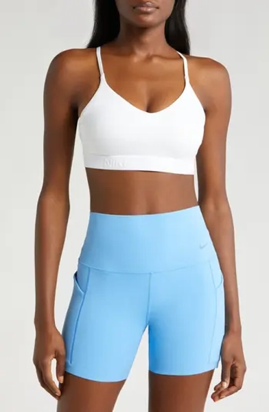 Indy Light Support Padded Adjustable Sports Bra