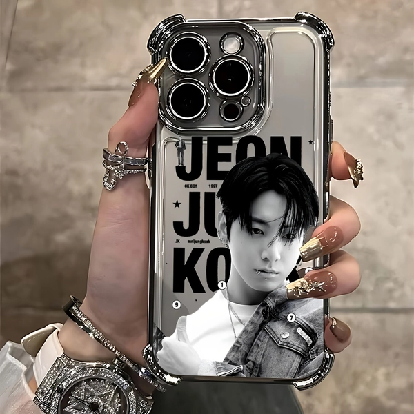 Capa de Telemóvel - Capa de Telemóvel Idol Kpop Popular Adequada para Iphone 17 16E 16 15 14 13 12 11 Mini Pro Max Air X XR XSMAX 8 7 Plus Anti-Queda Capa Traseira Macia Transparente