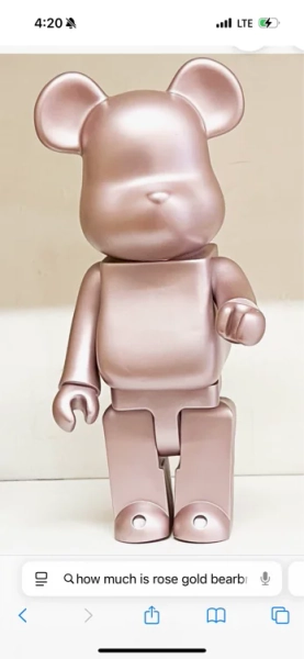 Rose gold  bearbrick