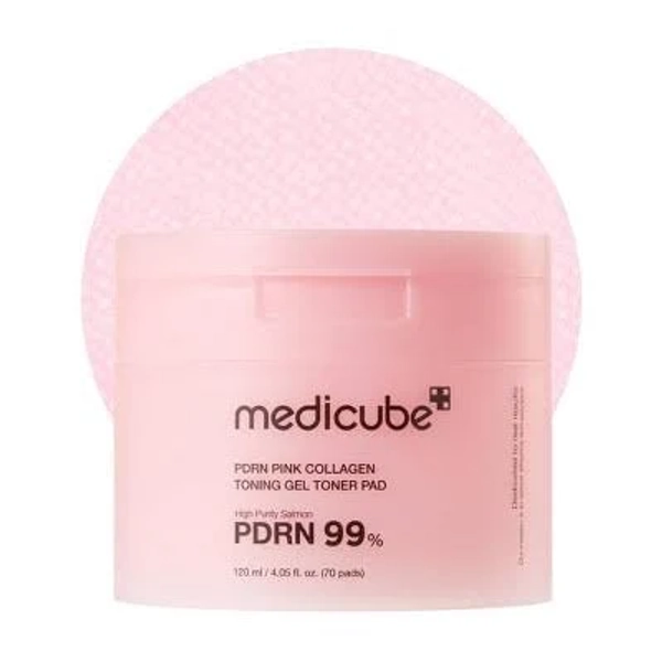 Medicube PDRN Pink Collagen Toning Gel Toner Pad