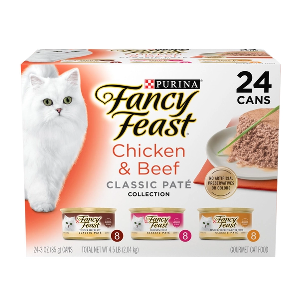 Fancy Feast®  All Life Stages Cat Wet Food - Variety Pack, 24 CT, 72 OZ