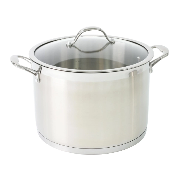 Professional Stainless Steel Stock Pot &amp; Lid  26cm / 9.5L