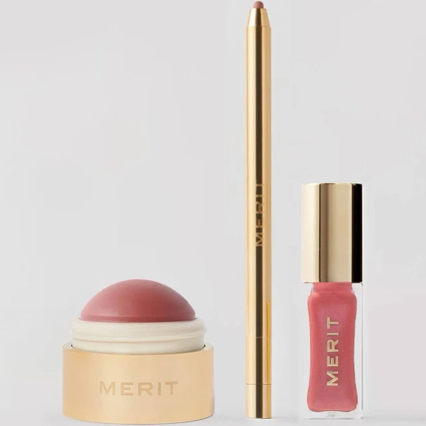 Merit The Color Trio Impossible-to-mess-up Color for Cheeks and Lips