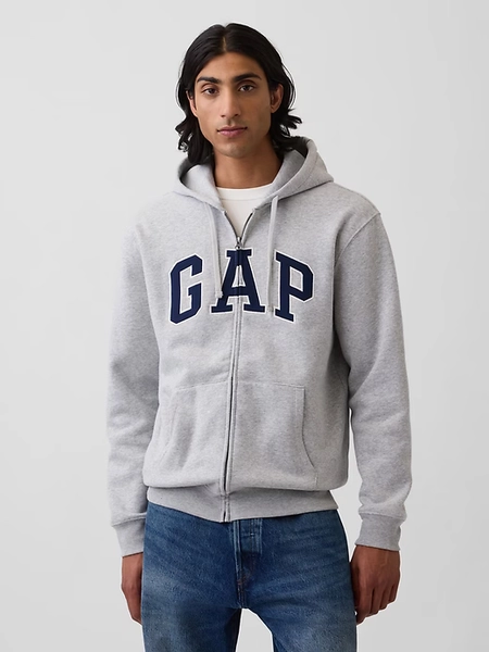 Adult VintageSoft Arch Logo Zip Hoodie