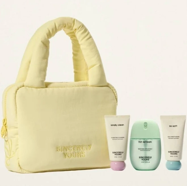 Sincerely Yours The Fresh Starter Set Hydrating Cleanser, Serum Mist,