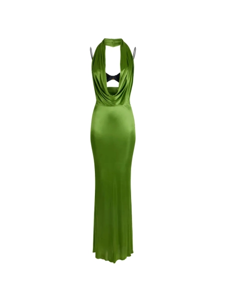Elisabetta Franchi robe longue à design drapé | 40