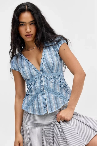 Kimchi Blue Robyn Ruffle Blouse