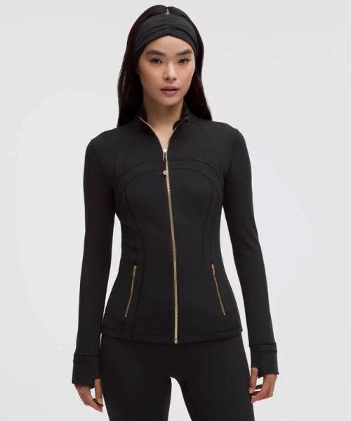 Define Jacket *Nulu - Black/Gold/Gold - 8