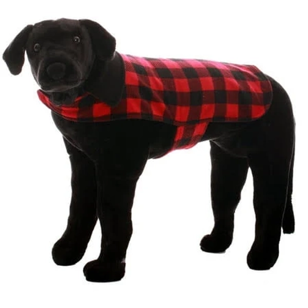 #followme Kids Buffalo Plaid Dog Jacket Clothes for Dogs