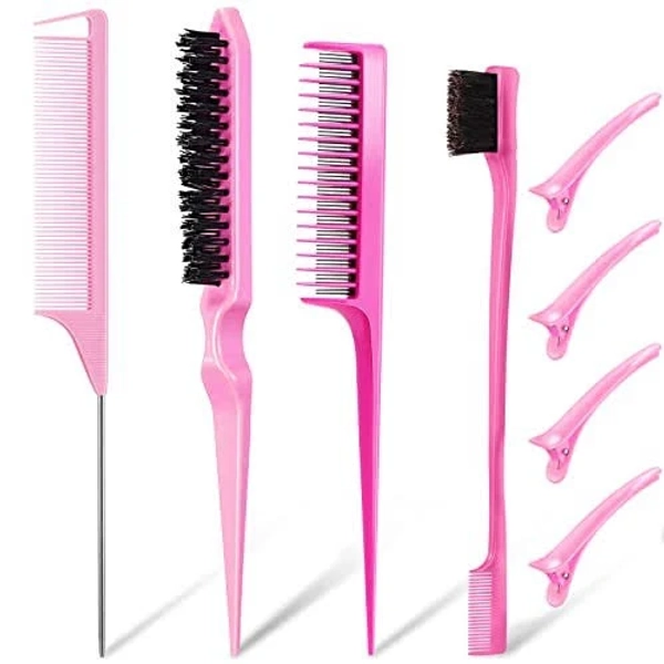 8pcs Hair Brush Comb Set