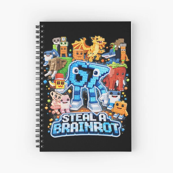 Six Seven 67 Steal A Brainrot Meme Journal