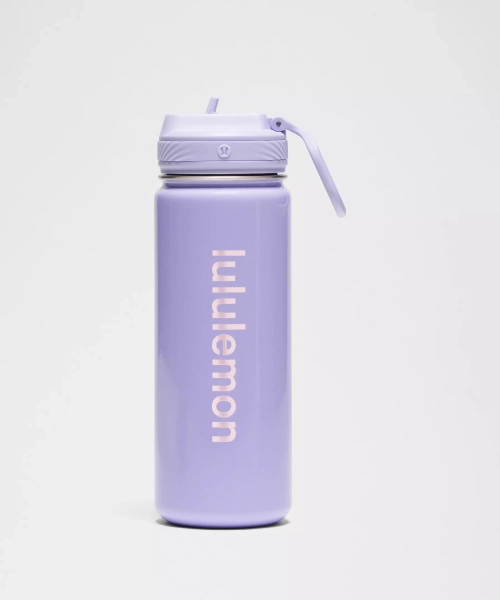 Back to Life Sport Bottle 18oz Straw Lid *Shine - Lavender Frost/Pink Organza - ONE SIZE