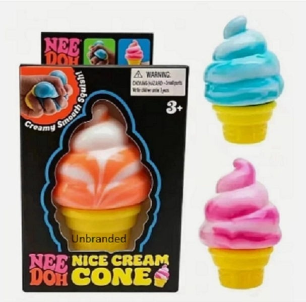 NeeDoh NICE CREAM CONE Ice Cream Squishy Toy 2026 NEE DOH Stress Ball