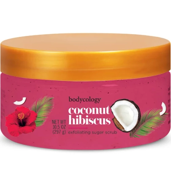 Bodycology Coconut Hibiscus Exfoliating Sugar Scrub For Women