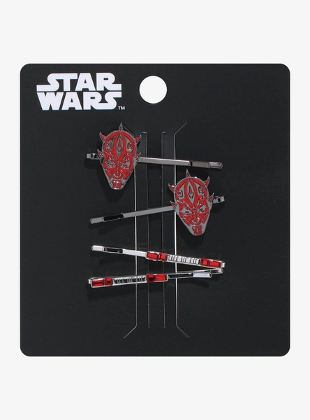 Star Wars Darth Maul Hair Clip Set