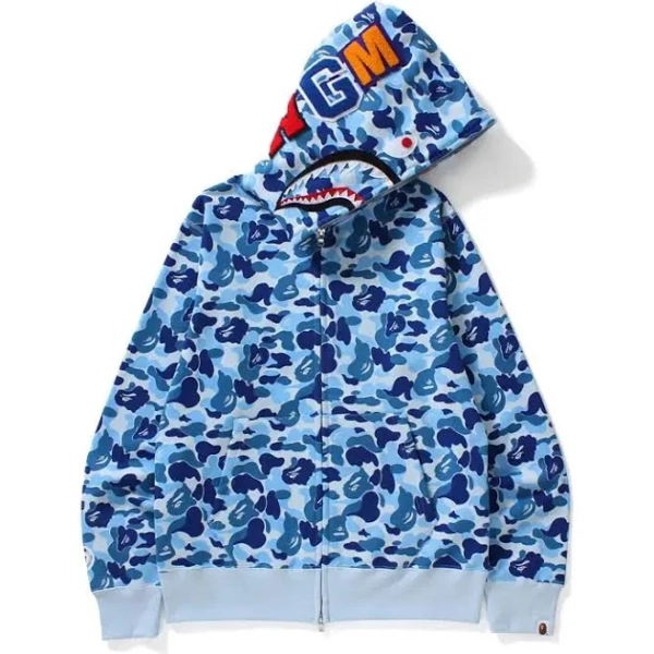 BAPE ABC Camo Shark Full Zip Hoodie Men's