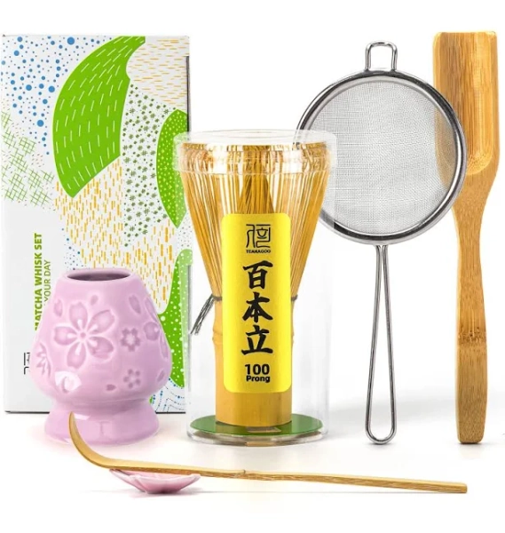 Matcha Whisk Set Sakura Purple