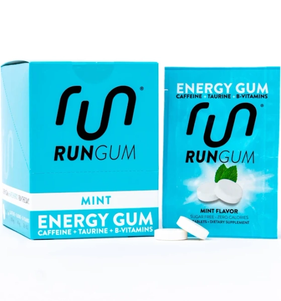 Run Gum Mint Energy Gum
