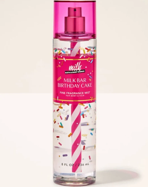 Bath & Body Works Milk Bar Birthday Cake Travel Size Fine Fragrance Mist